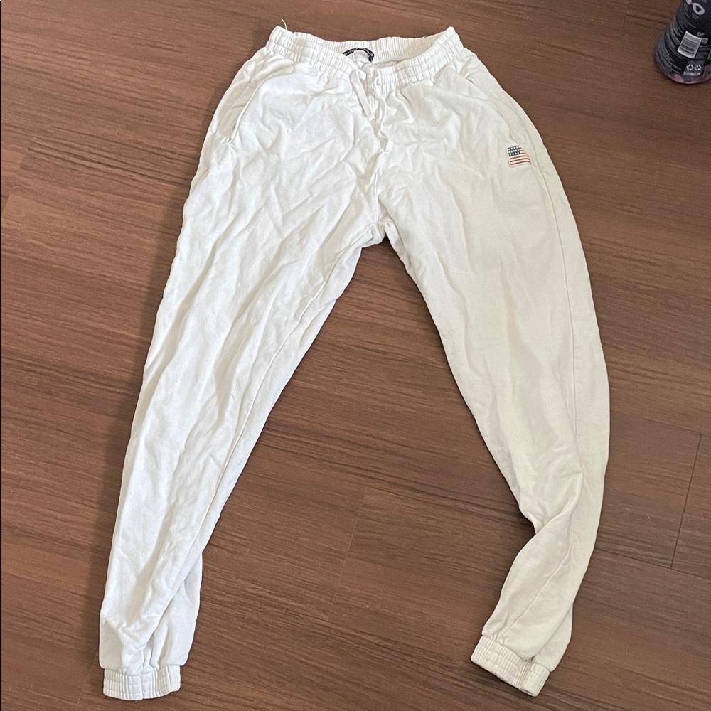 White Jogger Pants
